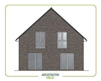 Satteldachhaus 153 m² Entwurfsplanung