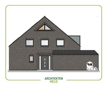 Satteldachhaus 258 m² mit Spitzbodenausbau Entwurfsplanung